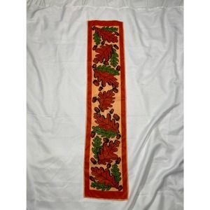 Vintage MCM 70s Nasharr Freres Scarf Orange Yellow Fall Mod Japan 100% Poly